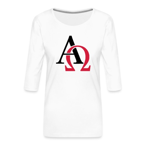 Alpha & Omega - Frauen Premium 3/4-Arm Shirt