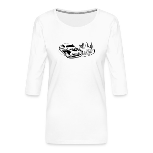 Hot50s Logo - Frauen Premium 3/4-Arm Shirt
