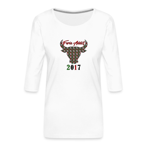 T-shirt taureau féria 2017 - T-shirt Premium manches 3/4 Femme