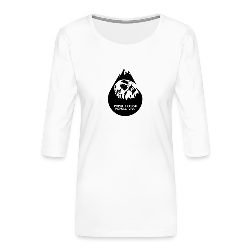 ISULA MORTA - T-shirt Premium manches 3/4 Femme
