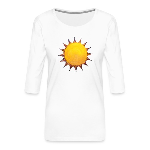 Sonnen-Power - Sonja Ariel von Staden - Frauen Premium 3/4-Arm Shirt