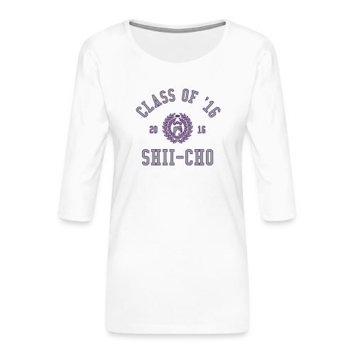 SIS Class of Shii-cho 2016 - Premium-T-shirt med 3/4-ärm dam