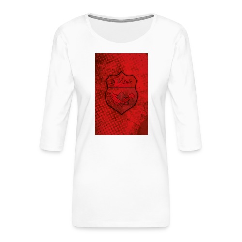 Logo SVS Grunge - Frauen Premium 3/4-Arm Shirt