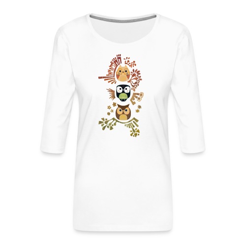 Good Wise Owls - Frauen Premium 3/4-Arm Shirt