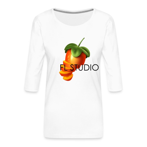 Sliced Sweaty Fruit - Women's Premium 3/4-Sleeve T-Shirt