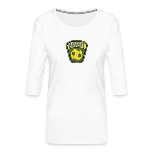 Bola Brasil - Women's Premium 3/4-Sleeve T-Shirt