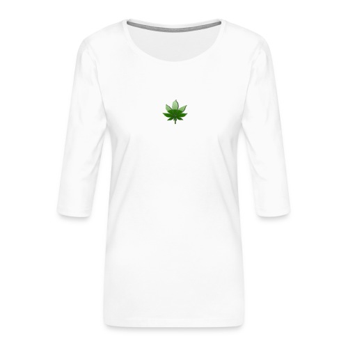 cannabis - T-shirt Premium manches 3/4 Femme