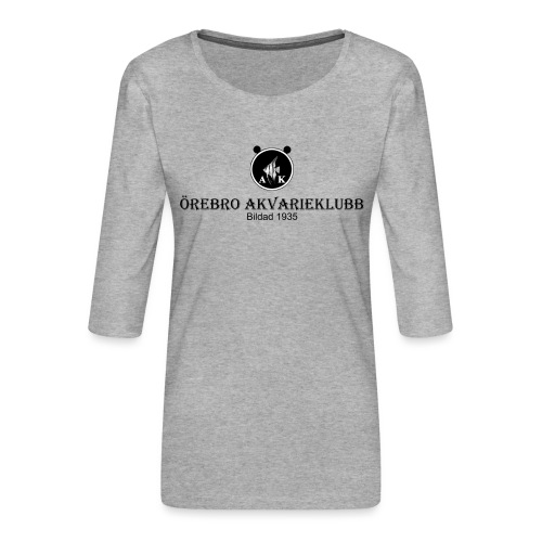 Nyloggatext1 - Premium-T-shirt med 3/4-ärm dam