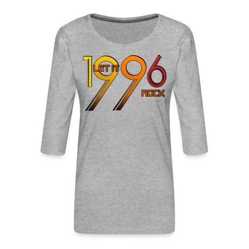 Let it Rock 1996 - Frauen Premium 3/4-Arm Shirt