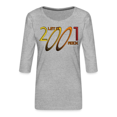 Let it Rock 2001 - Frauen Premium 3/4-Arm Shirt