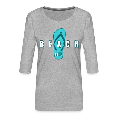 Beach Life varvastossu - Kesä tuotteet jokaiselle - Naisten premium 3/4-hihainen paita