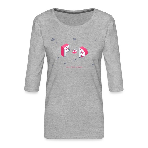 Func Prog Sweden Logotype - Women's Premium 3/4-Sleeve T-Shirt