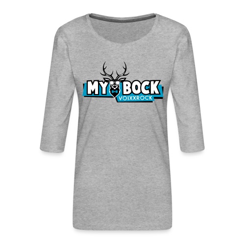 MYBOCK Logo - Frauen Premium 3/4-Arm Shirt