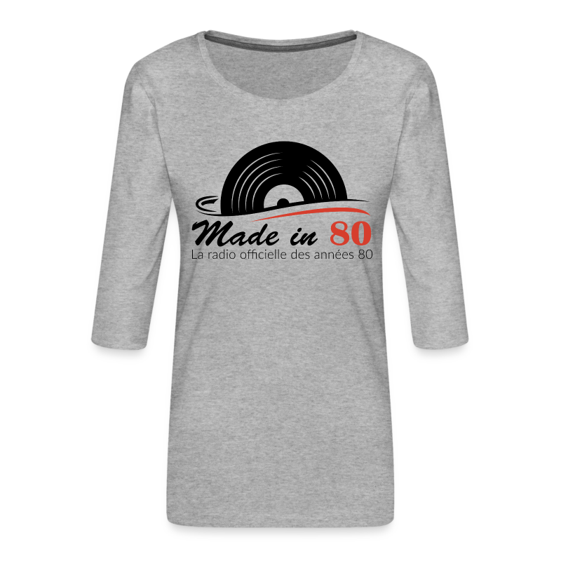 Made in 80 - T-shirt Premium manches 3/4 Femme