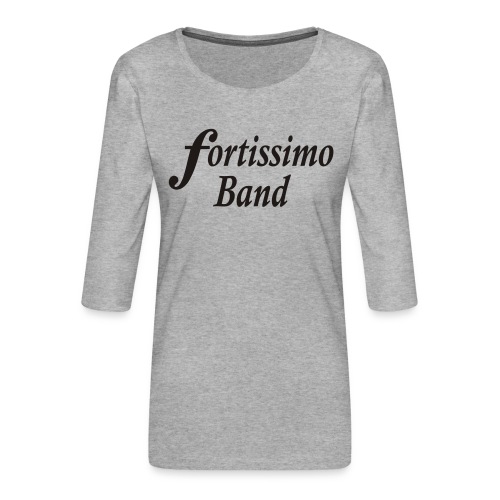 ff logo zweizeilig - Frauen Premium 3/4-Arm Shirt