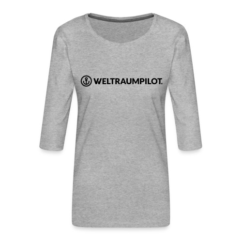 weltraumpilotquer - Frauen Premium 3/4-Arm Shirt