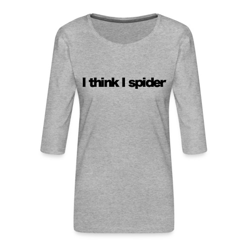i think i spider black 2020 - Frauen Premium 3/4-Arm Shirt