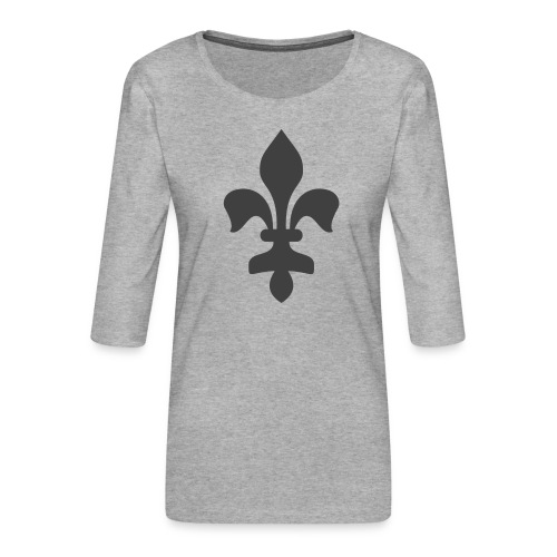 Lilie ohne Hintergrund 2 gif - Frauen Premium 3/4-Arm Shirt