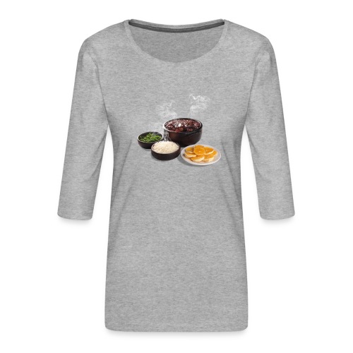Feijoada - Women's Premium 3/4-Sleeve T-Shirt
