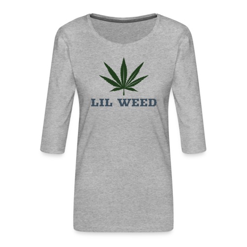 Lil Weed - Naisten premium 3/4-hihainen paita