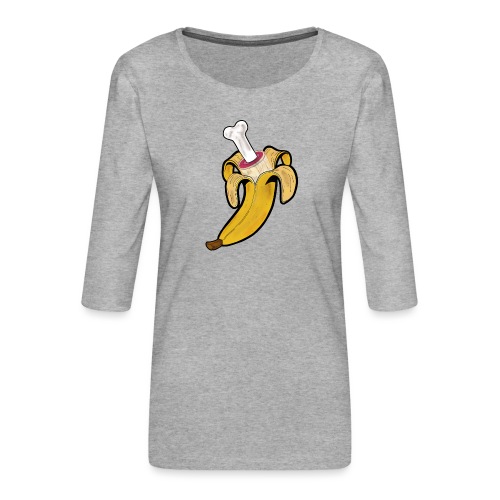 Die zwei Gesichter der Banane - Frauen Premium 3/4-Arm Shirt