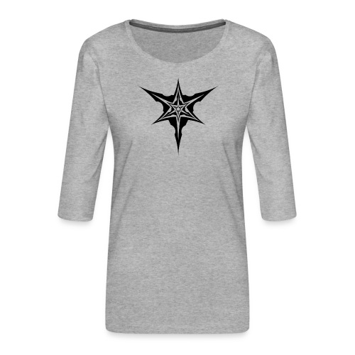 Psybreaks visuel 1 - black color - T-shirt Premium manches 3/4 Femme