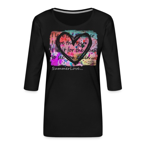 SummerLove - Frauen Premium 3/4-Arm Shirt