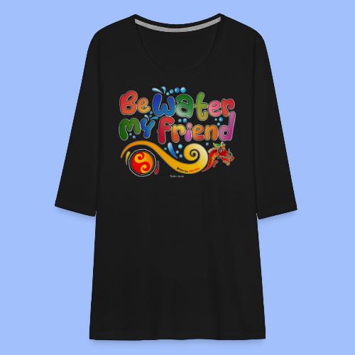 Hommage à Bruce Lee - T-shirt Premium manches 3/4 Femme