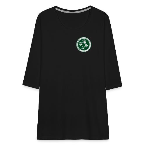 BdZ Logo - Frauen Premium 3/4-Arm Shirt
