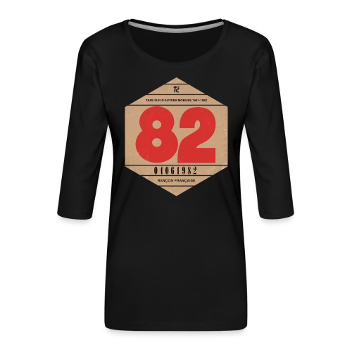 Vignette automobile 1982 - T-shirt Premium manches 3/4 Femme