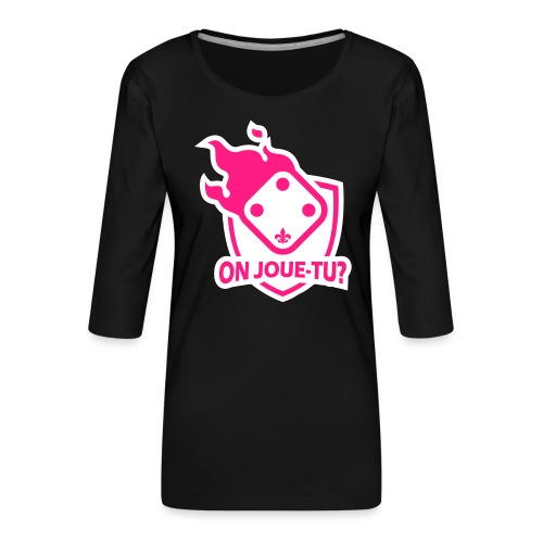 Bouclier OJT - T-shirt Premium manches 3/4 Femme