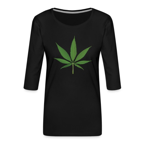 Weed - Women's Premium 3/4-Sleeve T-Shirt