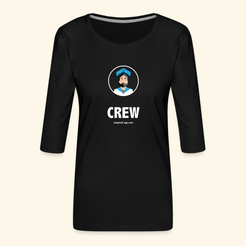 SeaProof Crew - Frauen Premium 3/4-Arm Shirt