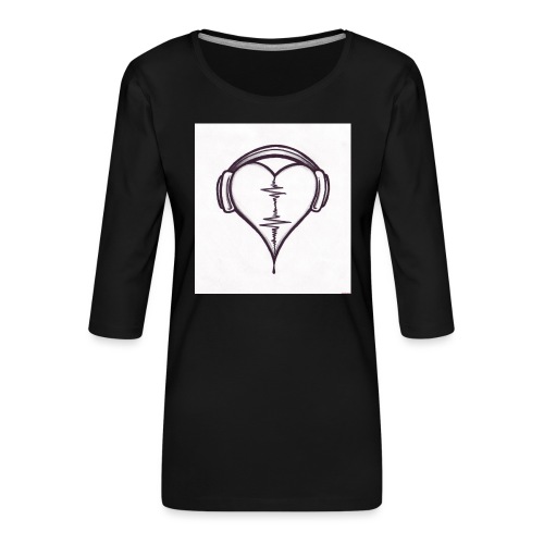love music - T-shirt Premium manches 3/4 Femme