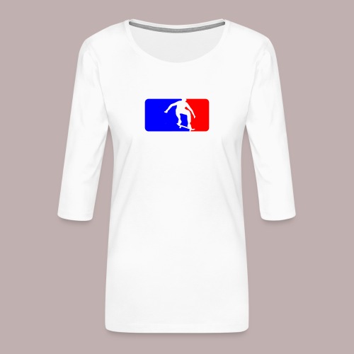 Skate league - Frauen Premium 3/4-Arm Shirt