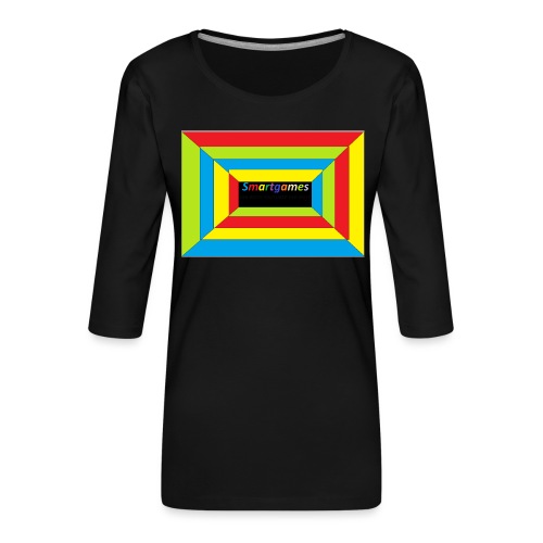 optische teuschung - Frauen Premium 3/4-Arm Shirt
