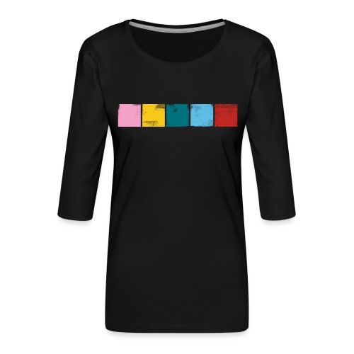 Stabil Farben ohne Logo - Frauen Premium 3/4-Arm Shirt