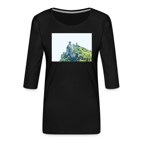 Castle on the hill - Vrouwen premium shirt 3/4-mouw