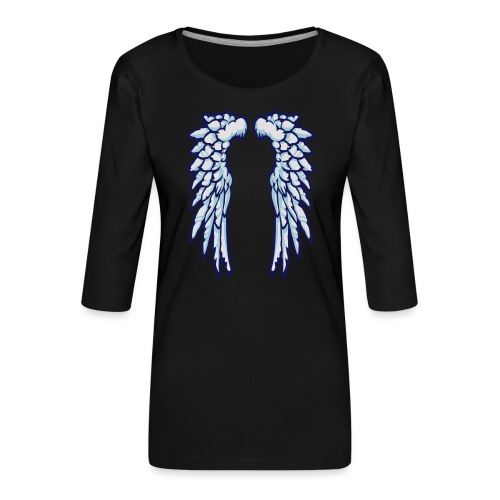 Heaven wings - Women's Premium 3/4-Sleeve T-Shirt