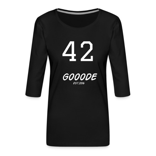 Gooode Hoodie - Frauen Premium 3/4-Arm Shirt