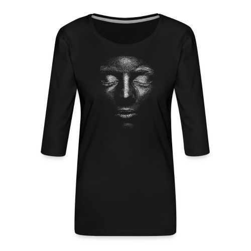Gesicht - Frauen Premium 3/4-Arm Shirt