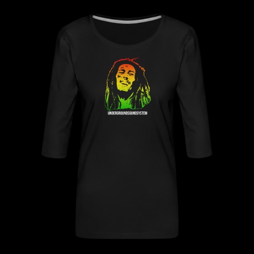 King of Reggae - Frauen Premium 3/4-Arm Shirt