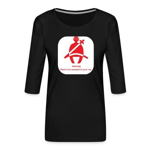 Hey assassin - Women's Premium 3/4-Sleeve T-Shirt