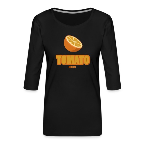 Tomato, tomato - Premium-T-shirt med 3/4-ärm dam