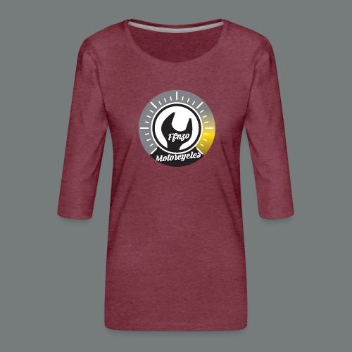 FFNZOMOTORCYCLES - T-shirt Premium manches 3/4 Femme