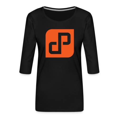 DP Orange (cutout) - Women's Premium 3/4-Sleeve T-Shirt