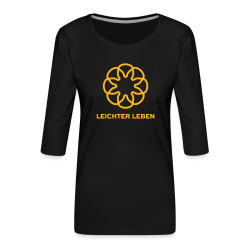 LL Logo - Frauen Premium 3/4-Arm Shirt