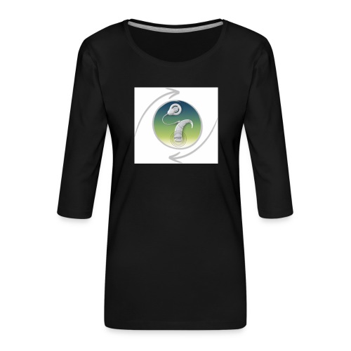 button ci - Frauen Premium 3/4-Arm Shirt