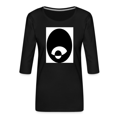oeildx - T-shirt Premium manches 3/4 Femme