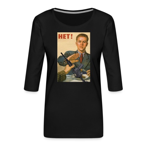 Njet M4 Gegen Waffen Pazifismus gegen Krieg - Frauen Premium 3/4-Arm Shirt
